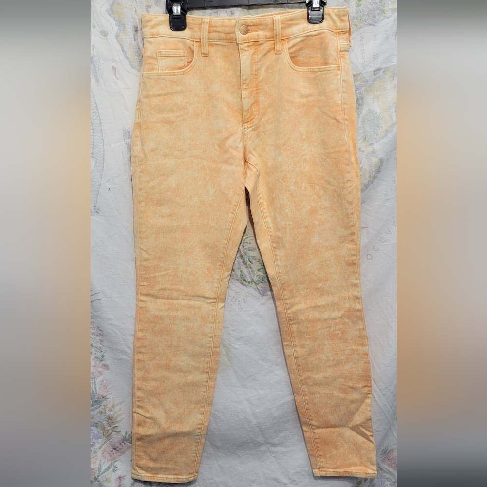 Universal Thread Womens High Rise Skinny Jeans Orange Size 8/29R